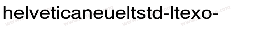helveticaneueltstd-ltexo字体转换
