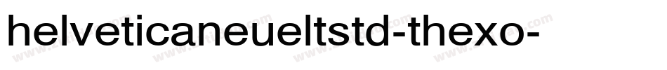 helveticaneueltstd-thexo字体转换
