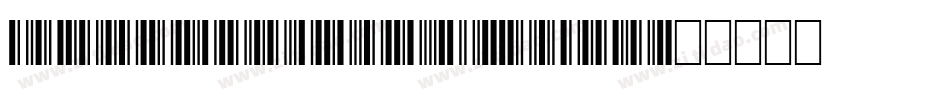 101BarcodeBet-MLXv字体转换