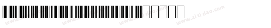 Barcode-Three字体转换