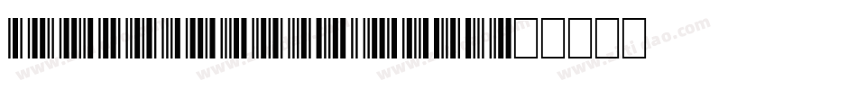 BarcodeFont-965字体转换