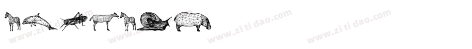 ANIMALS字体转换