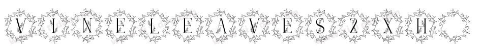 VineLeaves2XH字体转换