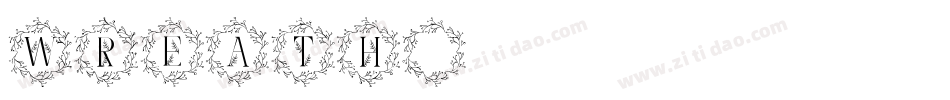 wreath字体转换