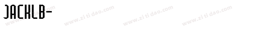 JACKLB字体转换