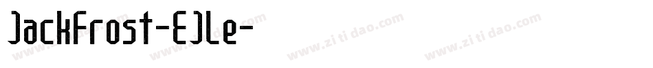 JackFrost-EJLe字体转换