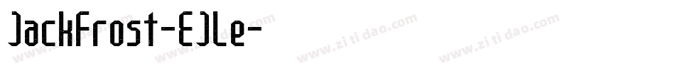 JackFrost-EJLe字体转换
