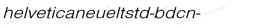 helveticaneueltstd-bdcn字体转换