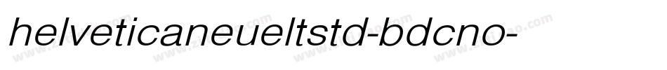 helveticaneueltstd-bdcno字体转换