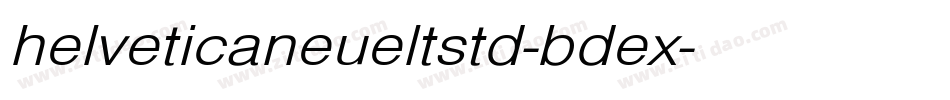 helveticaneueltstd-bdex字体转换