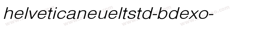 helveticaneueltstd-bdexo字体转换