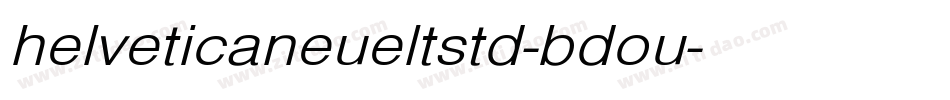 helveticaneueltstd-bdou字体转换