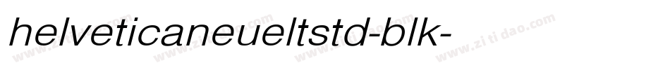 helveticaneueltstd-blk字体转换