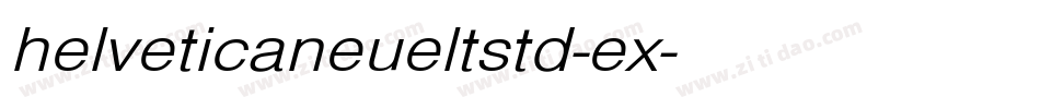 helveticaneueltstd-ex字体转换