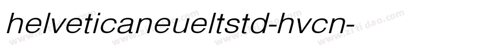 helveticaneueltstd-hvcn字体转换