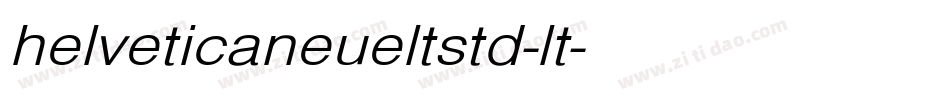 helveticaneueltstd-lt字体转换