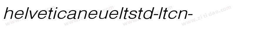 helveticaneueltstd-ltcn字体转换