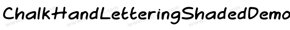 ChalkHandLetteringShadedDemo-5jl8字体转换