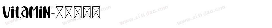VITAMIN字体转换