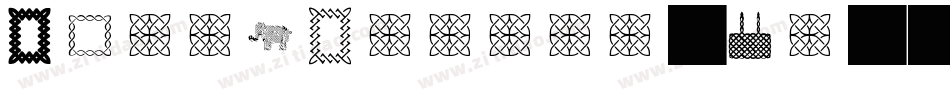 CelticKnots-Bq55字体转换