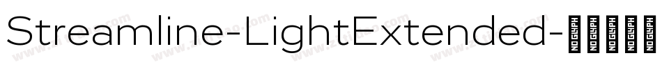 Streamline-LightExtended字体转换