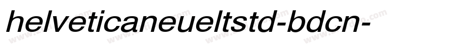 helveticaneueltstd-bdcn字体转换