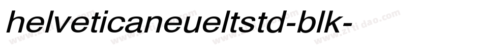 helveticaneueltstd-blk字体转换