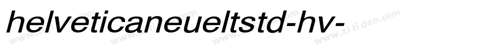 helveticaneueltstd-hv字体转换