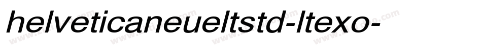 helveticaneueltstd-ltexo字体转换