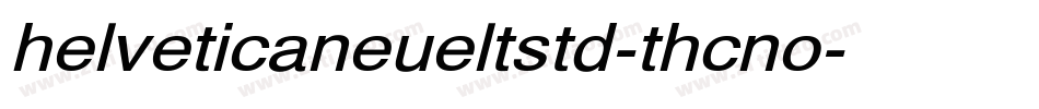 helveticaneueltstd-thcno字体转换