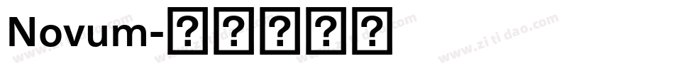 Novum字体转换