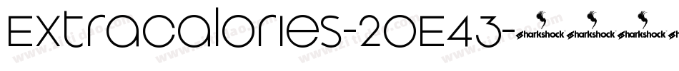 Extracalories-2OE43字体转换