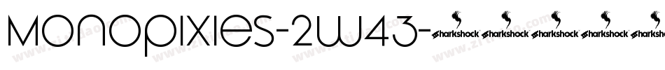 Monopixies-2w43字体转换