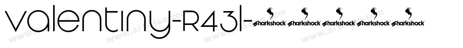 Valentiny-R43l字体转换