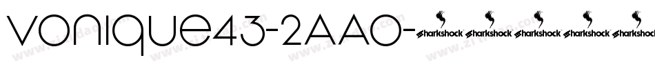 Vonique43-2AAo字体转换
