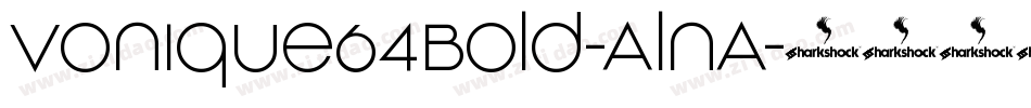 Vonique64Bold-AlnA字体转换