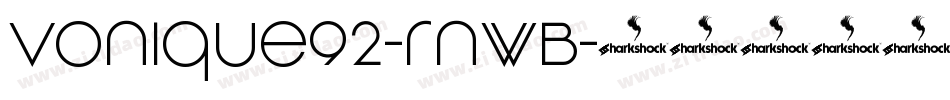 Vonique92-rnWB字体转换