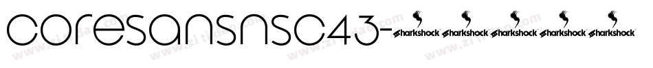 coresansnsc43字体转换