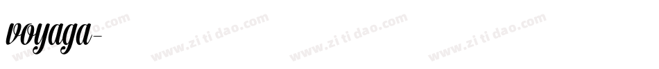 voyaga字体转换