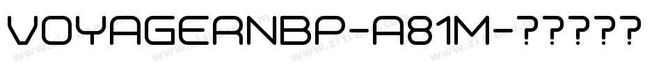 VoyagerNbp-a81m字体转换