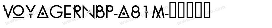 VoyagerNbp-a81m字体转换