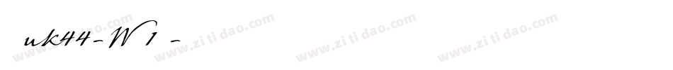 Vuk44-WL1E字体转换
