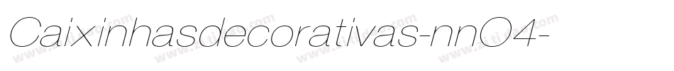 Caixinhasdecorativas-nnO4字体转换