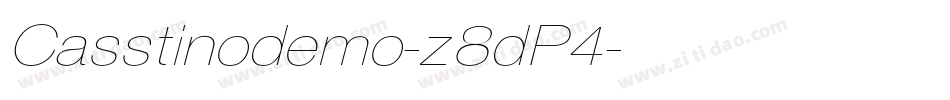 Casstinodemo-z8dP4字体转换