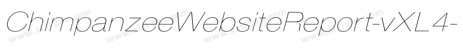 ChimpanzeeWebsiteReport-vXL4字体转换