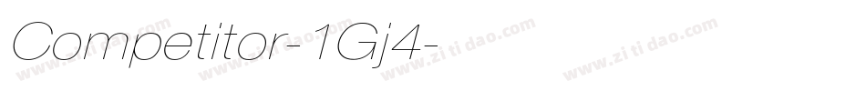 Competitor-1Gj4字体转换