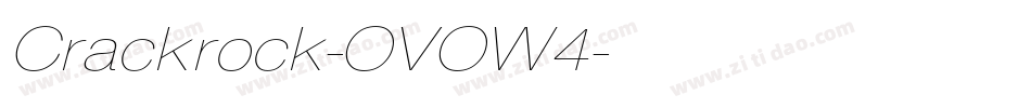 Crackrock-OVOW4字体转换