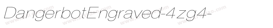 DangerbotEngraved-4zg4字体转换