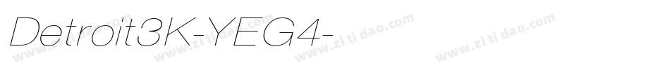 Detroit3K-YEG4字体转换