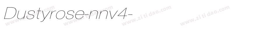 Dustyrose-nnv4字体转换